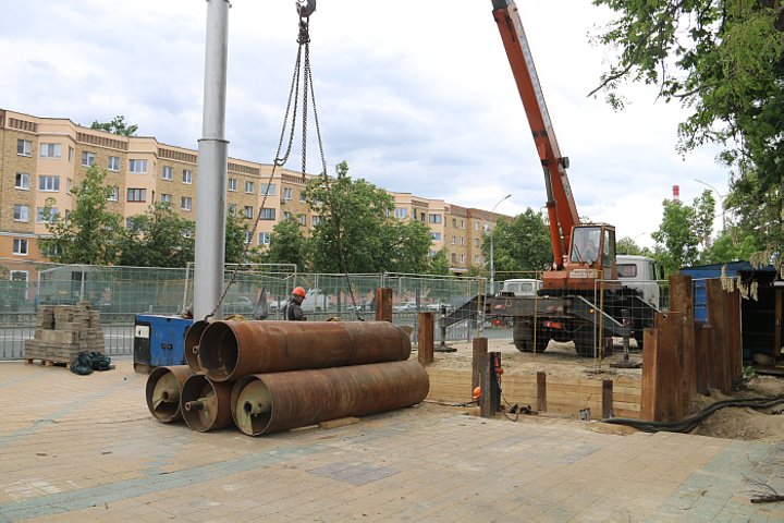 Какие работы проводятся на проспекте Машерова в Бресте