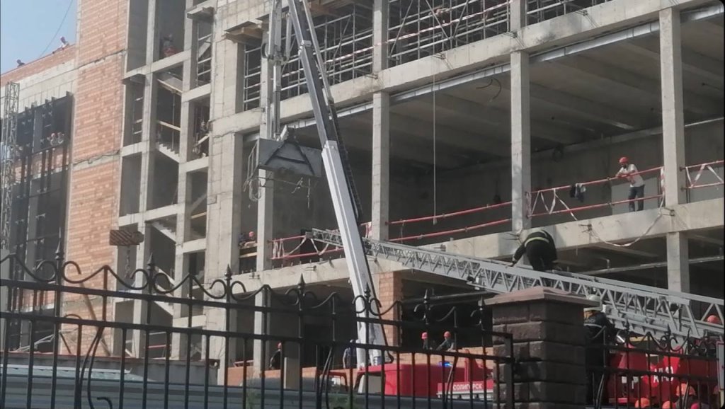 ЧП на стройке в Солигорске, один человек погиб