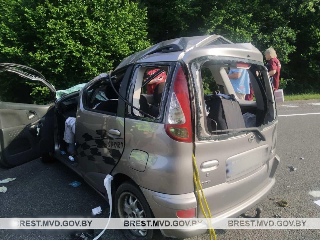 Житель Германии погиб в ДТП в Пинском районе