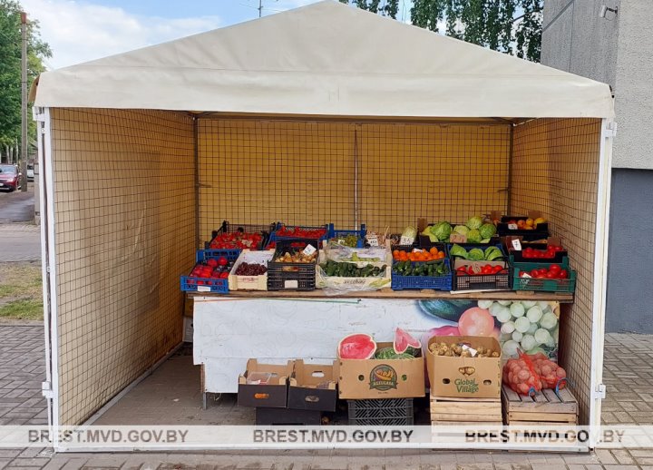 Мужчина обокрал торговый киоск в Пинске