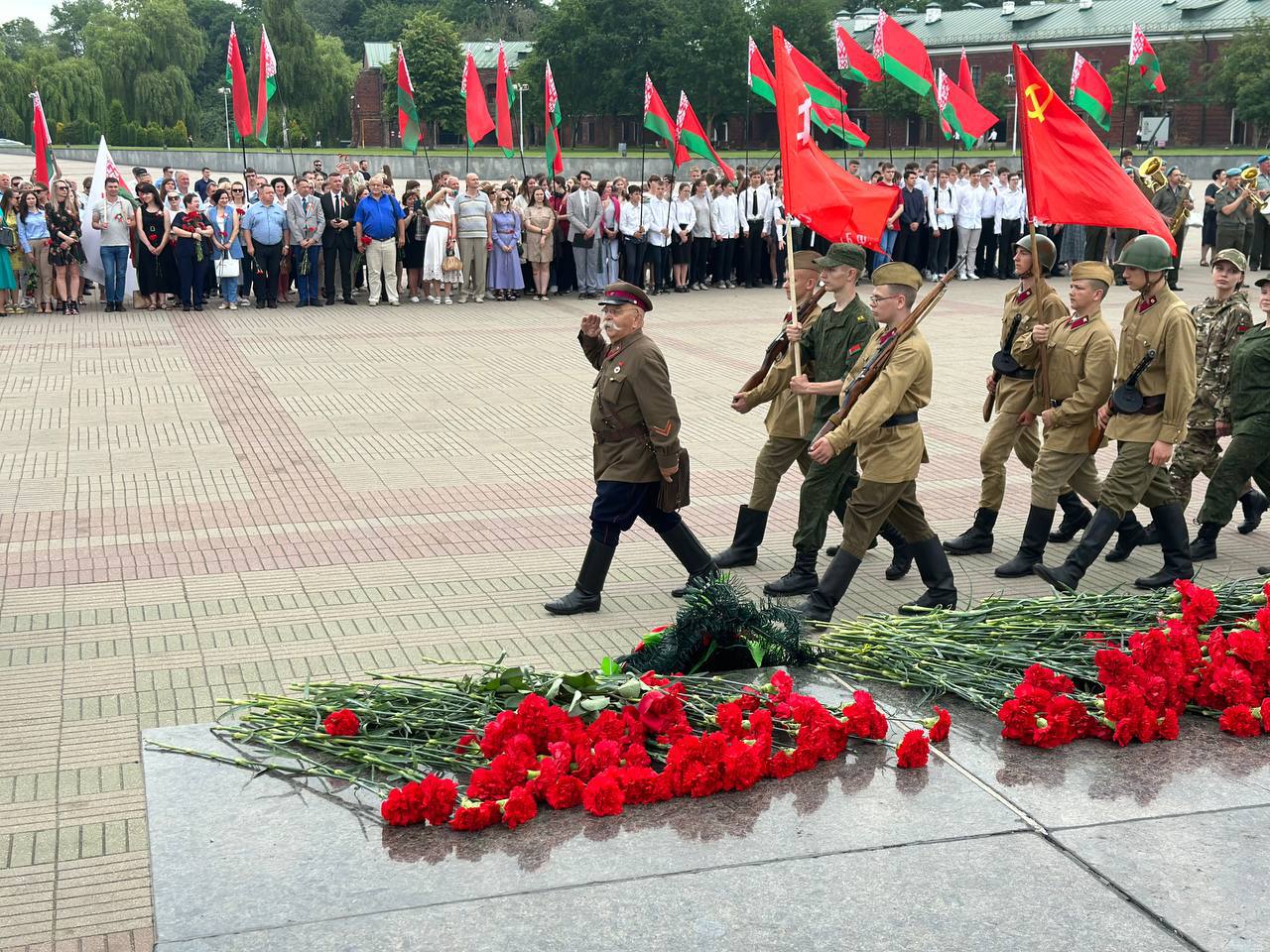В Брестской крепости перезахоронили останки защитников легендарной цитадели над Бугом