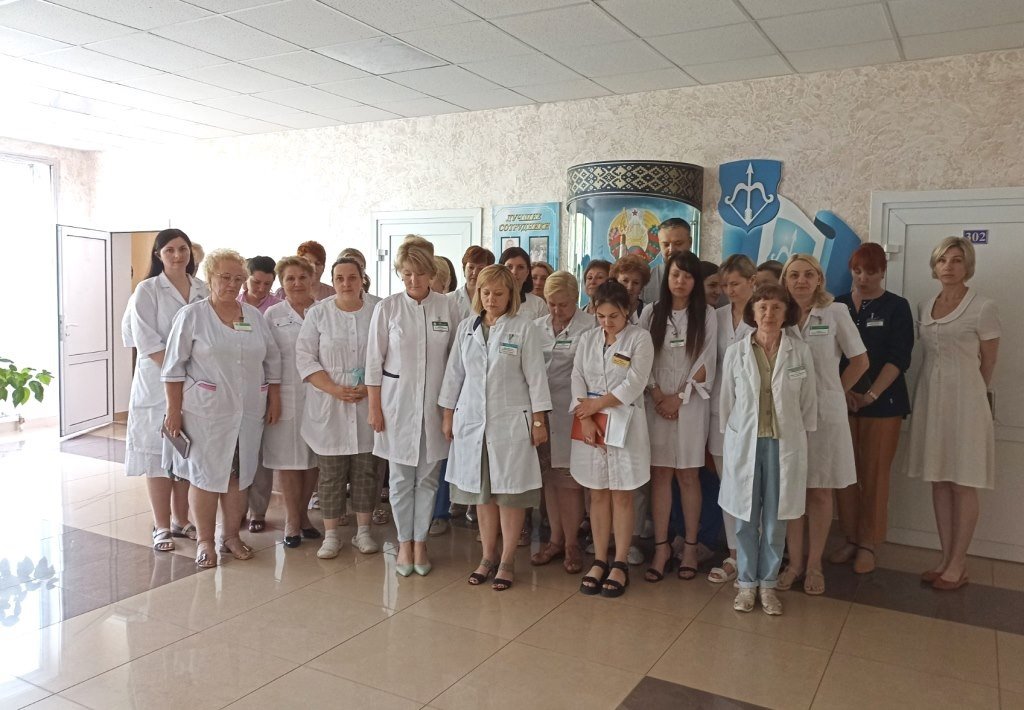 Всебелорусскую минуту молчания поддержали предприятия и организации Ленинского район г. Бреста