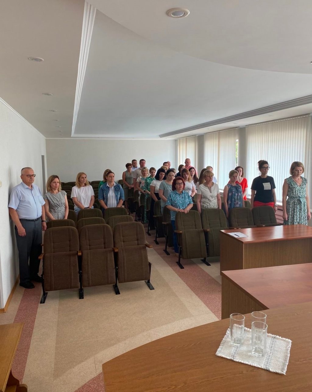 Всебелорусскую минуту молчания поддержали предприятия и организации Ленинского район г. Бреста