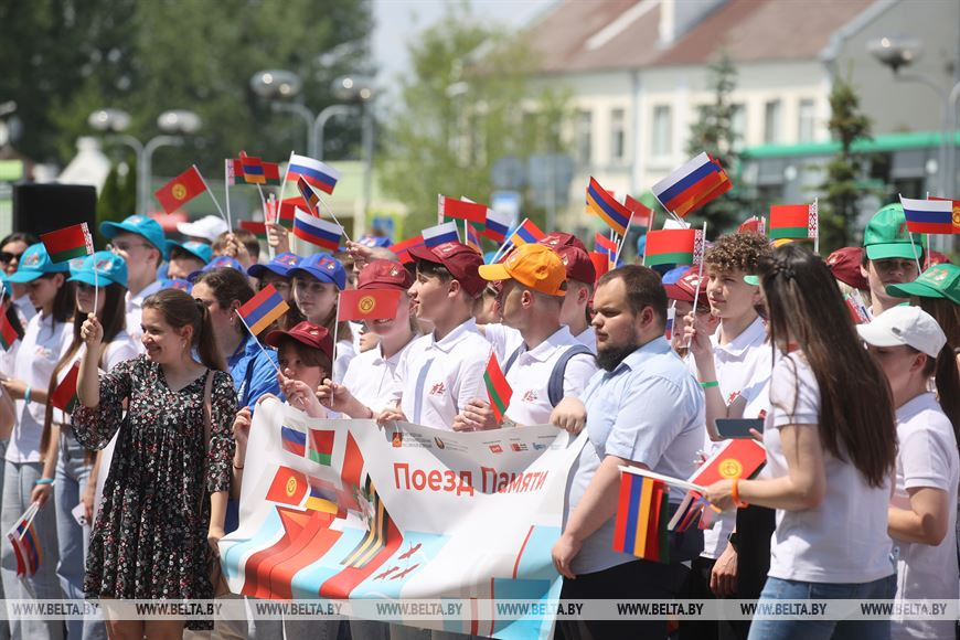 «Поезд Памяти» встретили в Бресте