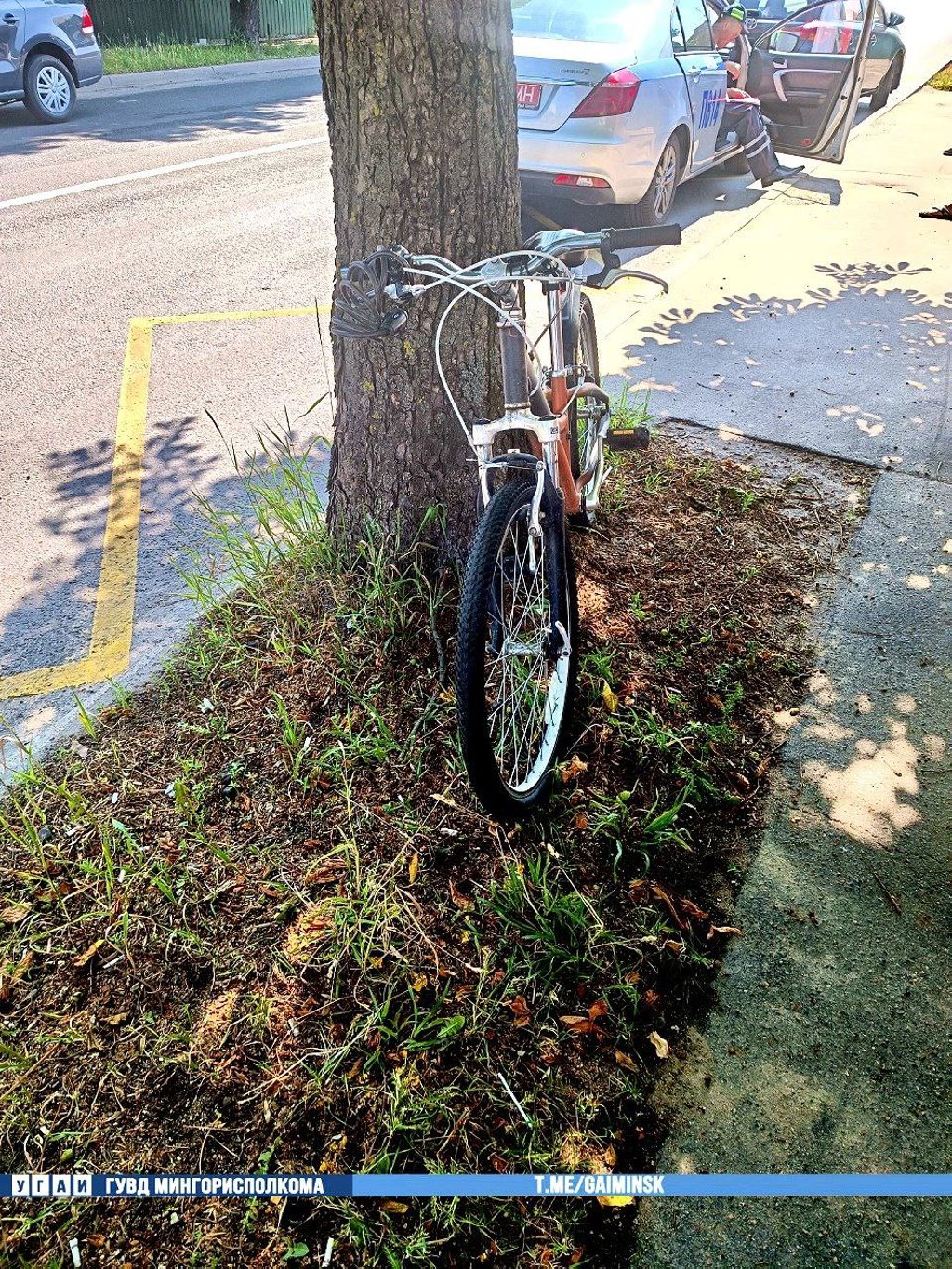 В Минске водитель Toyota сбила девятилетнего ребенка на велосипеде