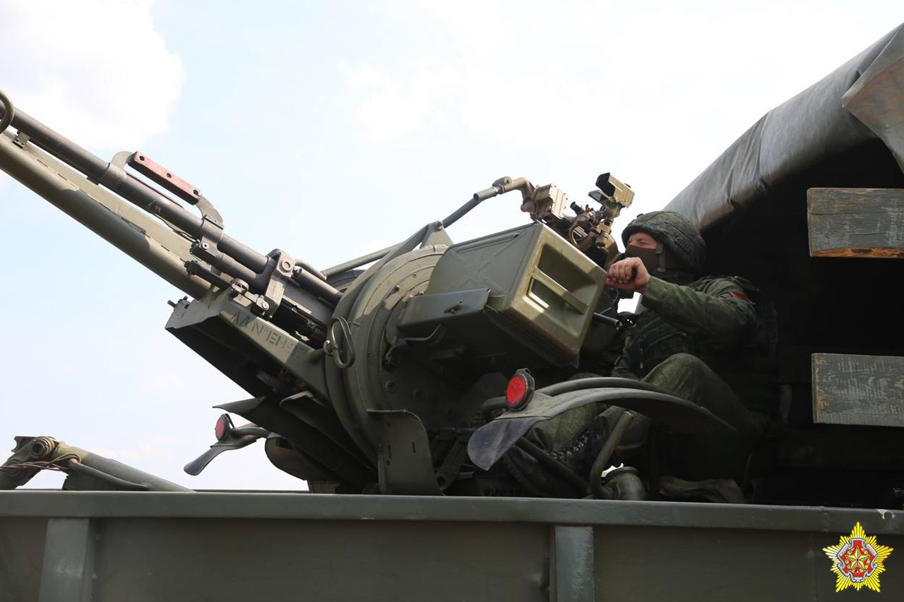 На полигоне «Брестский» проходит тактическое учение с личным составом 115-го зенитного ракетного полка