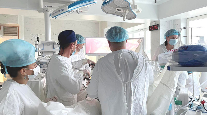 Операцию по снижению веса впервые провели в Витебской области.  Пациентка весила 138 кг