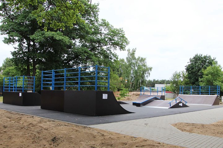Скейт-парк обустраивают в Ганцевичах