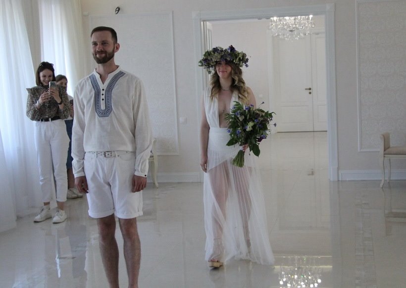 Пара из Минска устроила свадьбу «в стиле Купалья»