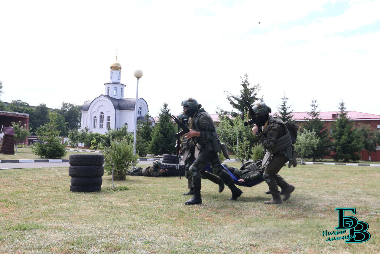 В Бресте проверили состояние боевой готовности отряда спецназначения