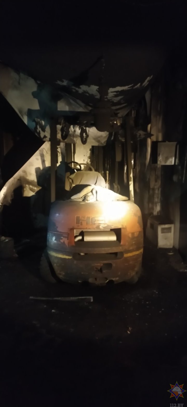 Произошел пожар в морозильной камере объекта РАЙПО в Ивановском районе