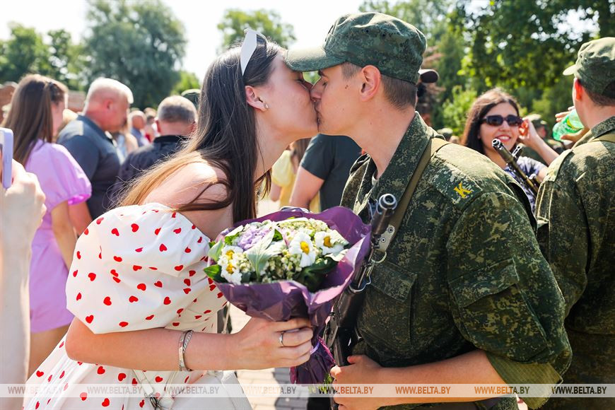 Церемония принятия военной присяги состоялась в Брестской крепости