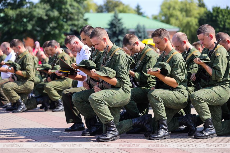 Церемония принятия военной присяги состоялась в Брестской крепости