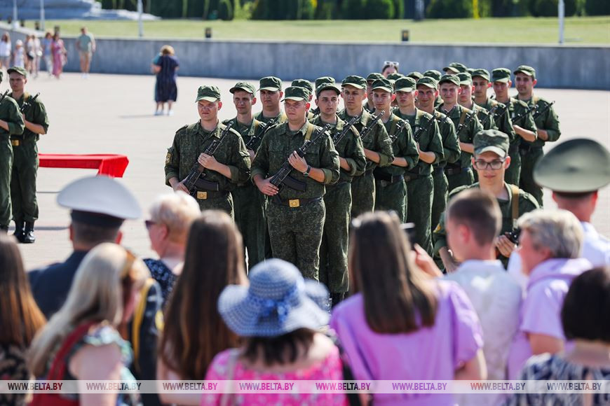 Церемония принятия военной присяги состоялась в Брестской крепости