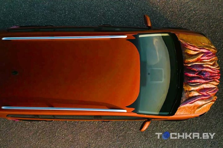 В Беларуси девушка переделала свой Volkswagen Touran в единорога и попыталась продать в два раза дороже