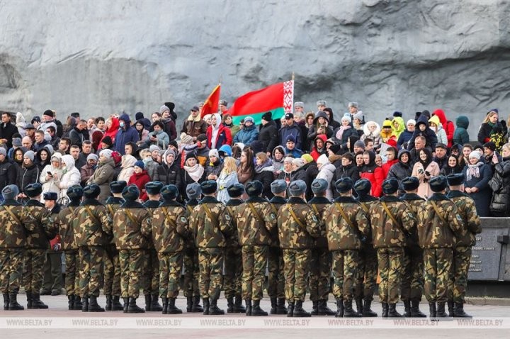 В Брестской крепости новобранцы торжественно приняли присягу