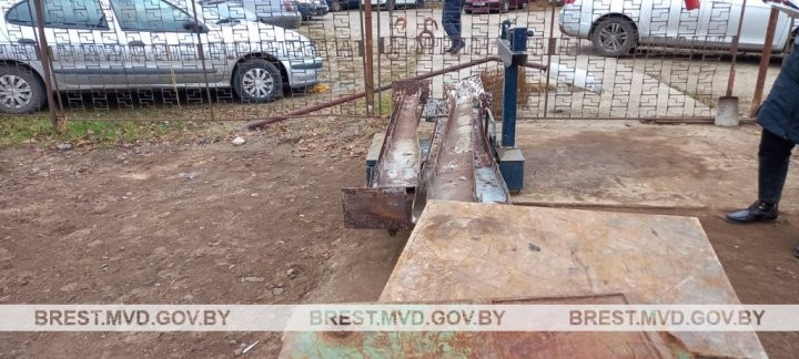 Позарились на металлические опоры. Случай в Брестской области