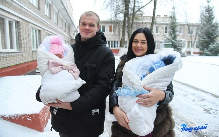 Уникальное явление! Вторая двойня подряд родилась в семье барановичан