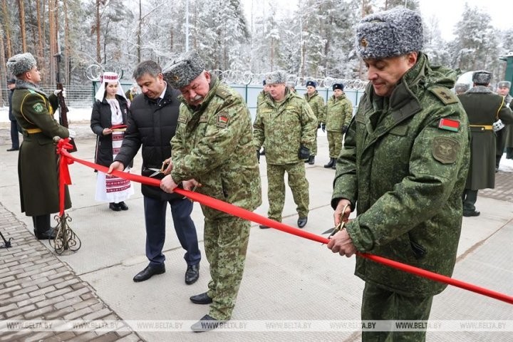 На границе с Украиной В Малоритском районе открыли новую модульную погранзаставу