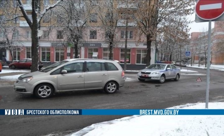 В Бресте водитель Opel сбил пешехода