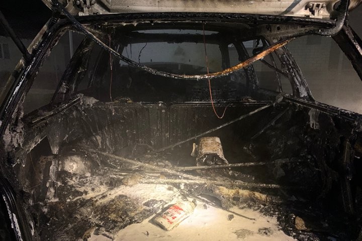 В Березе сгорел автомобиль. Что делать, если ваш автомобиль загорелся