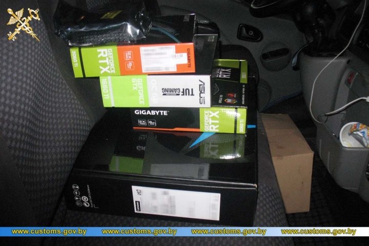 На границе в Бресте в машине нашли видеокарты