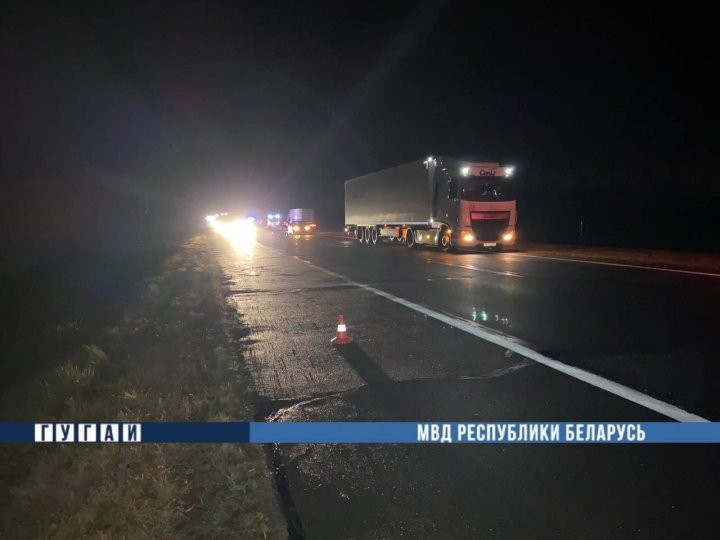 В Брестской области пешехода переехало три автомобиля