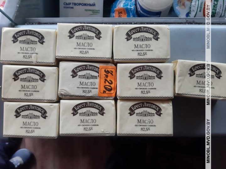 В Беларуси торговали поддельным маслом «Брест-Литовск»