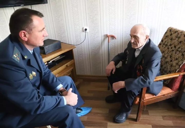 95-летие отпраздновал ветеран Великой Отечественной войны, служивший в Брестской таможне