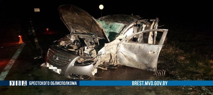 В Брестской области 19-летняя водитель попала серьёзное ДТП