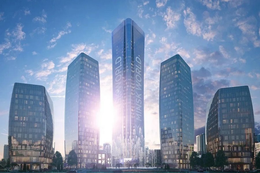 В Минске строят 42-этажный небоскреб, который будет самым высоким зданием в Беларуси