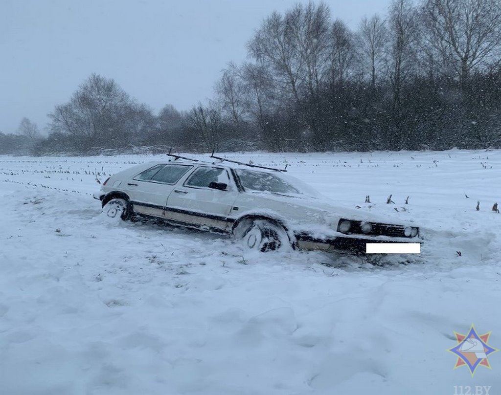 Последствия выпадения снега в Брестской области