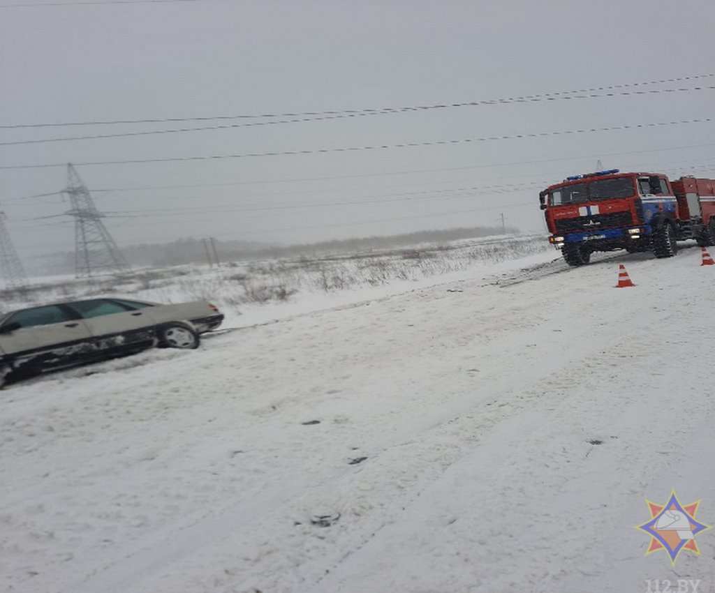 Последствия выпадения снега в Брестской области