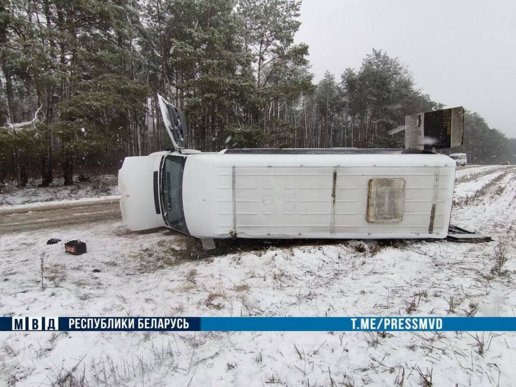 В Каменецком районе маршрутка съехала в кювет, 5 пассажиров доставлены в больницу