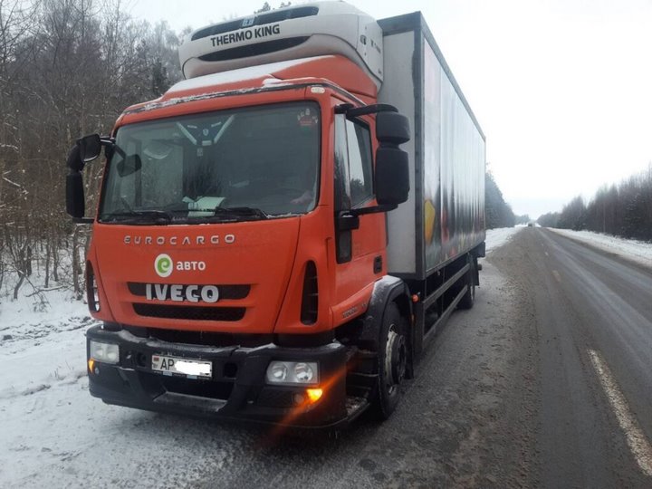 Две фуры не разъехались в Ляховичском районе