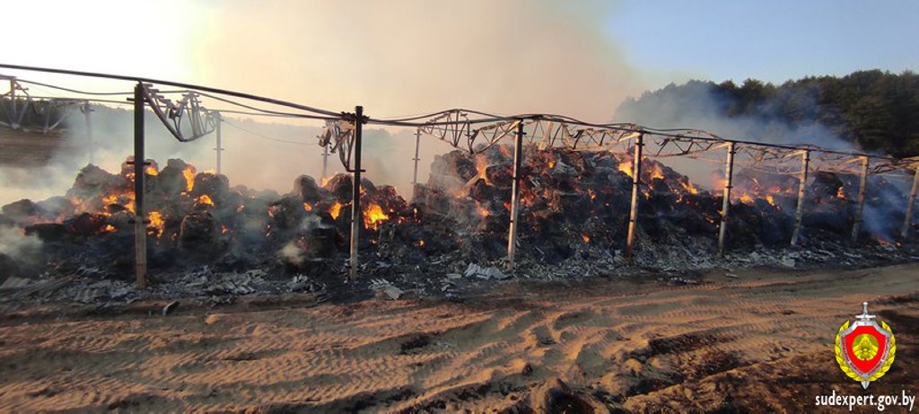 Как окурок стал причиной крупного пожара в Ивацевичах