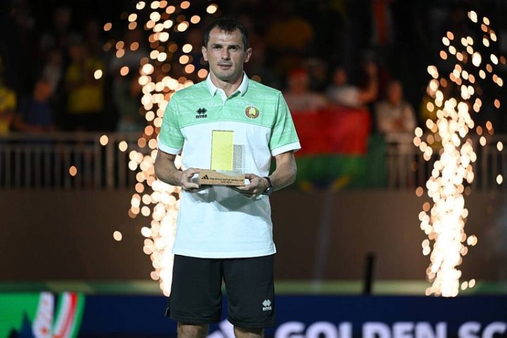 Игорь Бриштель из Кобрина стал лучшим пляжным футболистом Беларуси 2024 года