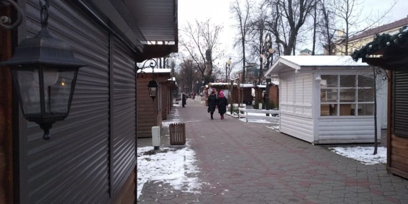 К новогодним ярмаркам готова главная площадка Бреста