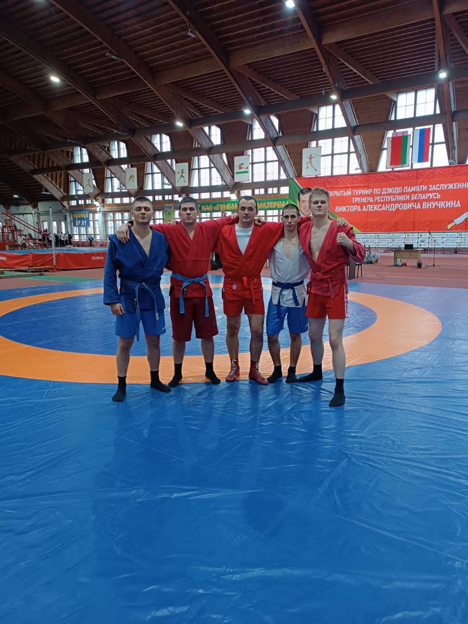 Команда Брестской пограничной группы заняла первое место на чемпионате по самбо