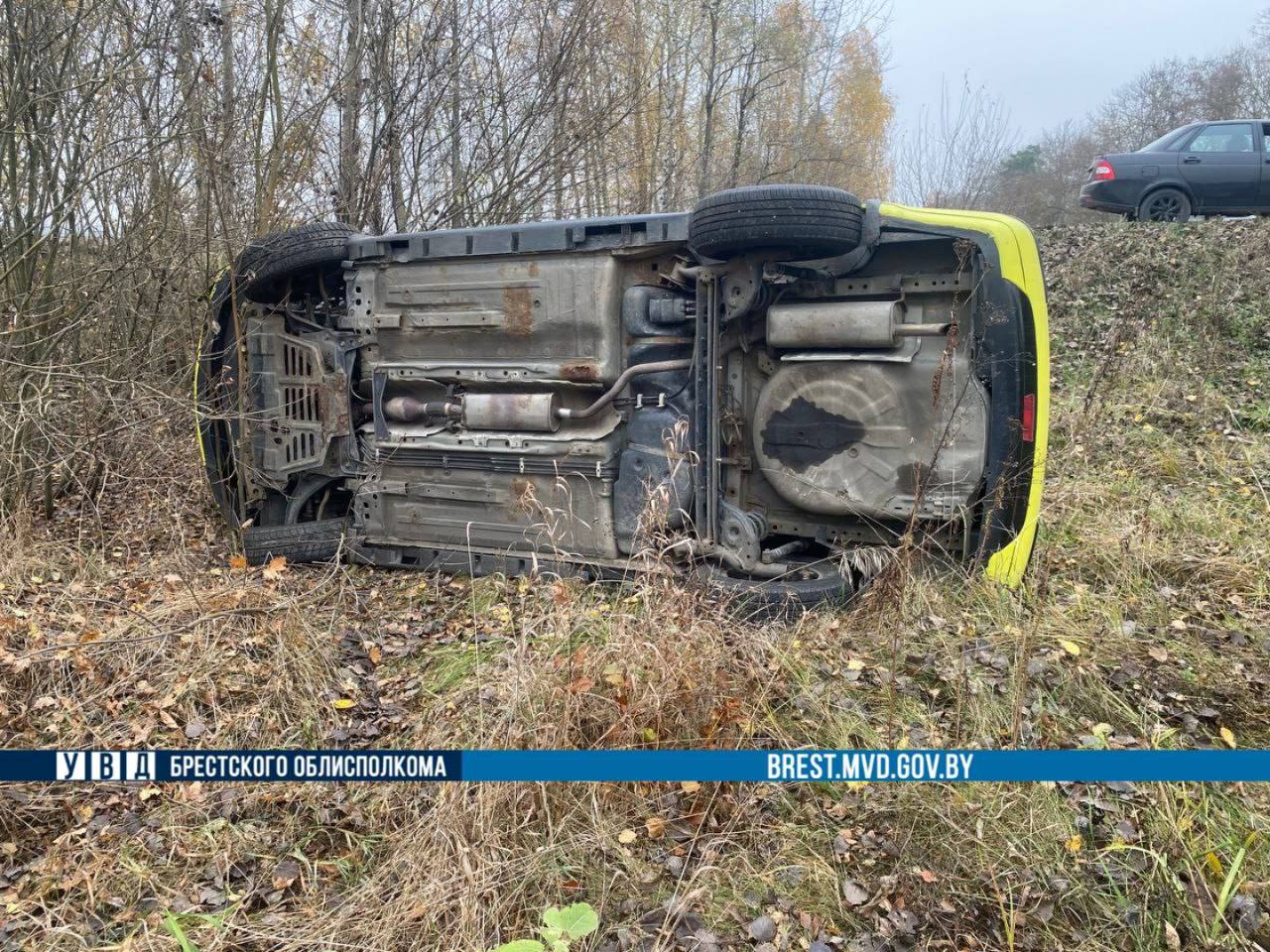 Hемни безопасности спасли жизнь водителю и 10-летнему пассажиру в Кобринском районе