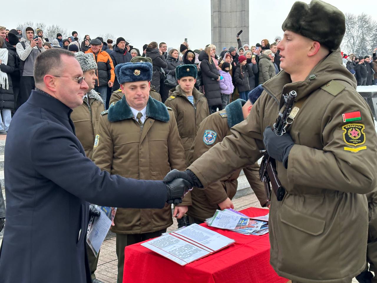 В Брестской крепости свыше 750 военнослужащих принесли присягу