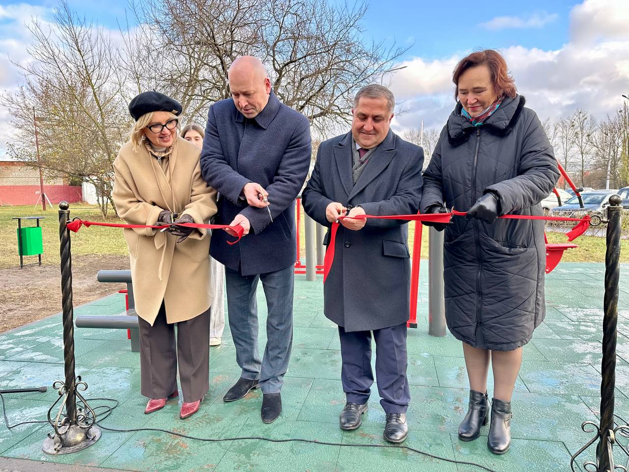 В Бресте открыли новую спортивную площадку