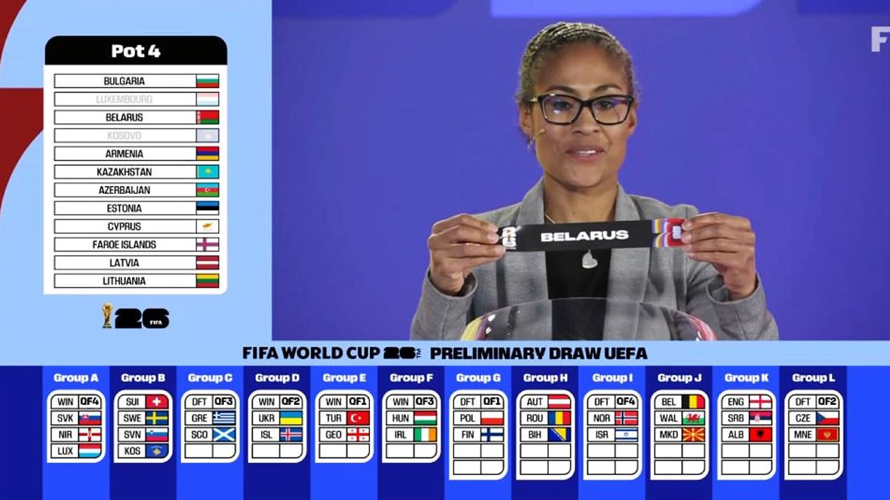 Стали известны соперники сборной Беларуси по квалификации ЧМ-2026