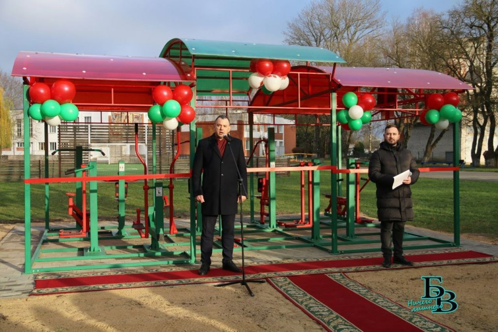 В агрогородке Остромечево появился новый спортивный объект