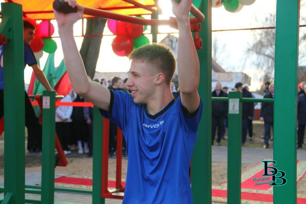 В агрогородке Остромечево появился новый спортивный объект