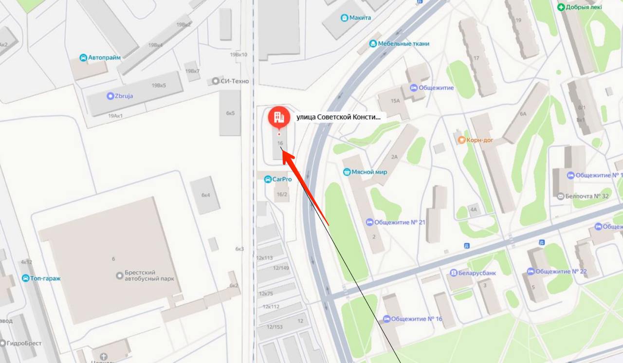 В Бресте планируют реконструировать здание на ул. Советской Конституции