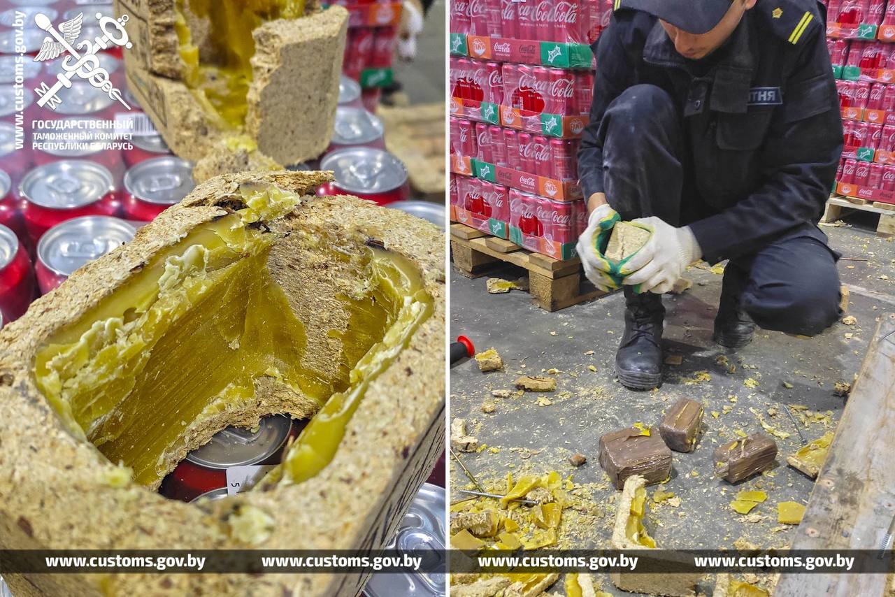88 кг наркотиков нашли белорусские таможенники в грузовике из Литвы
