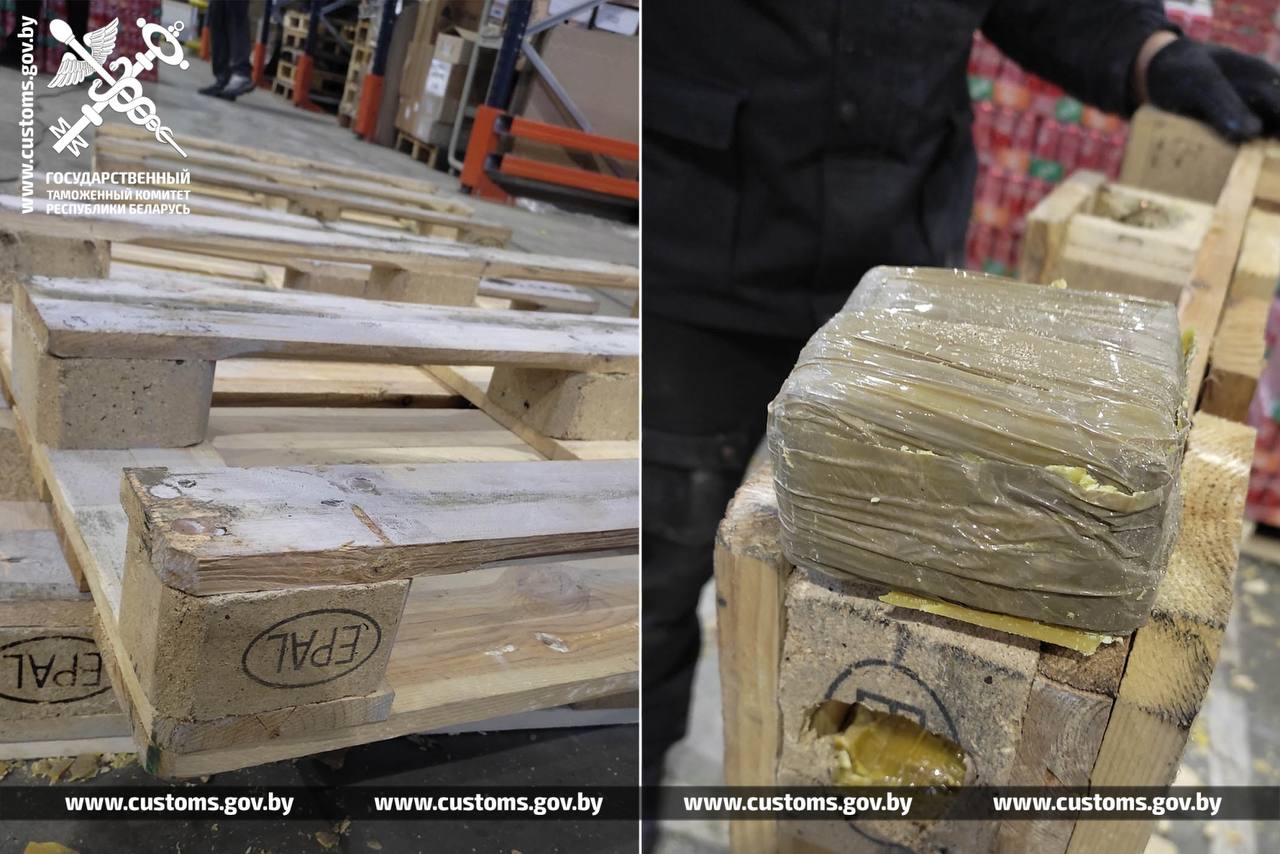 88 кг наркотиков нашли белорусские таможенники в грузовике из Литвы