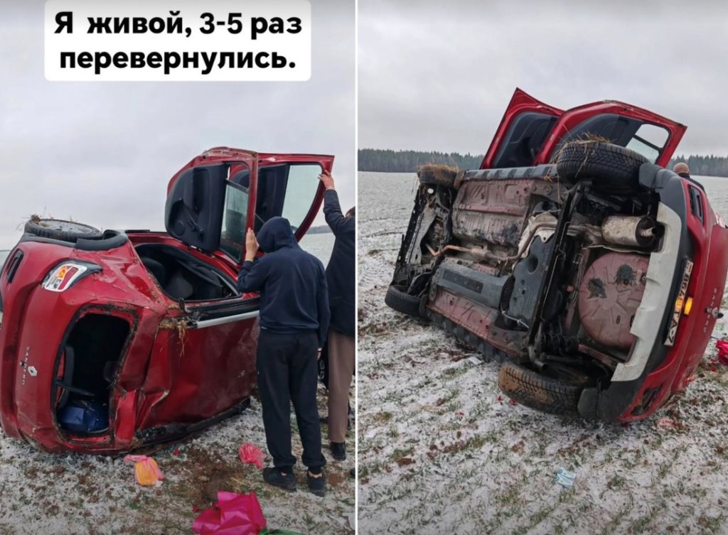 «3—5 раз перевернулись». Сын Александра Солодухи попал в ДТП