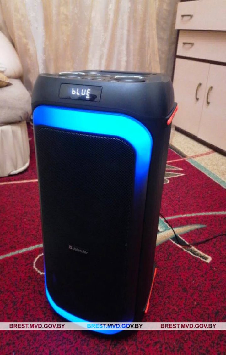 Как вечер с алкоголем привел к похищению музыкальной колонки в Бресте